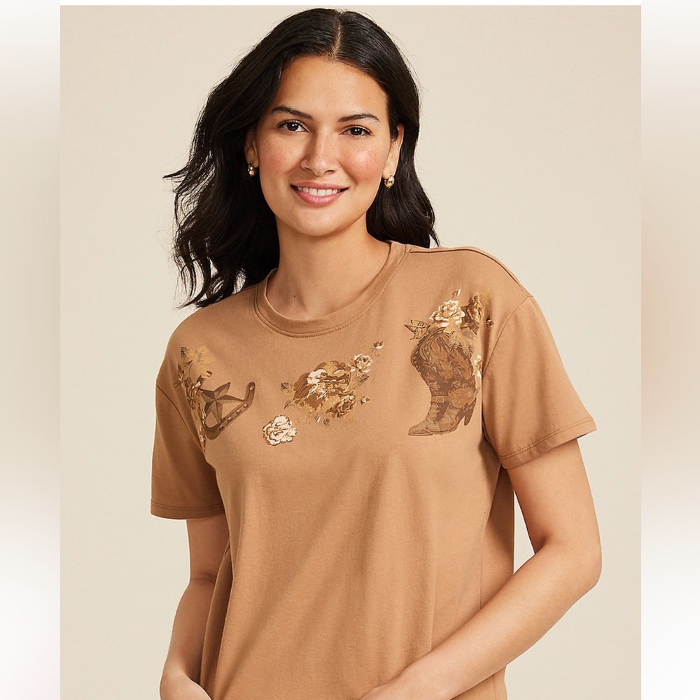 20. NWT Maurice’s western icon relaxed fit graphic tee